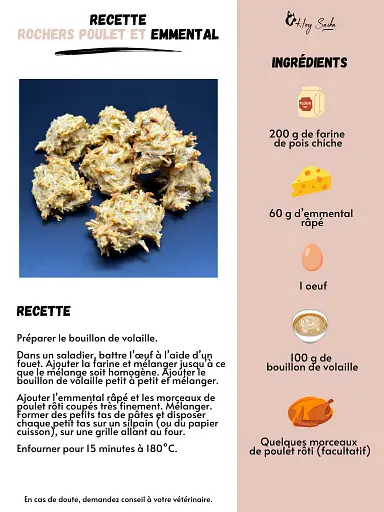 fiche-recette-rochers-poulet-emmental-pour-chien