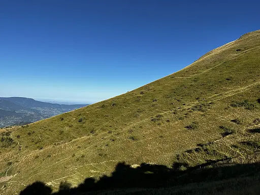 Montée vers La Pointe de la Galoppaz – Le Massif des Bauges avec son chien