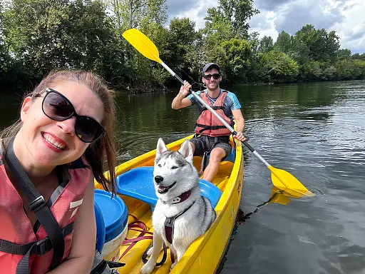 randonnee-canoe-sarlat-la-caneda-avec-son-chien